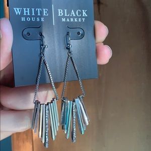 Dangly silver earrings